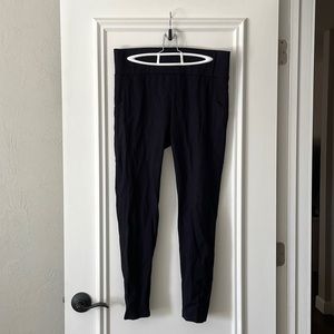 No Taylor Loft Lou and Grey pocket Leggings-Black